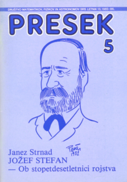 Naslovnica Presek 13/5