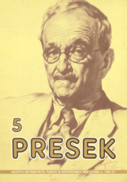 Naslovnica Presek 14/5