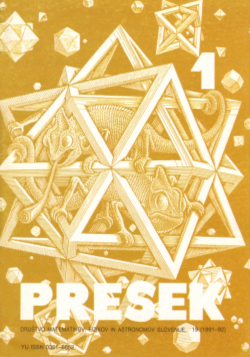 Naslovnica Presek 19/1