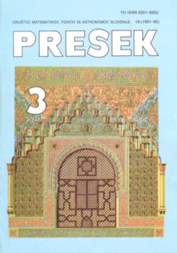 Naslovnica Presek 19/3