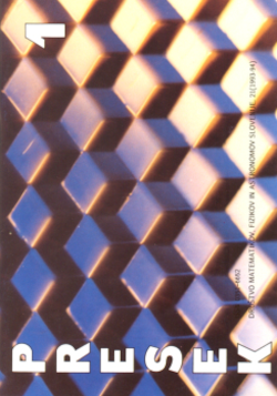 Naslovnica Presek 21/1