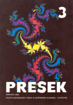 Naslovnica Presek 21/3