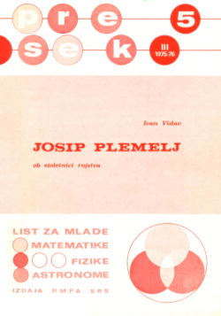 Naslovnica Presek 3/5