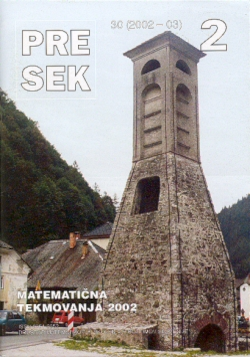 Naslovnica Presek 30/2