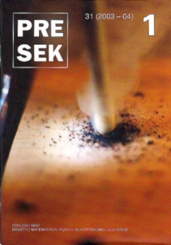 Naslovnica Presek 31/1