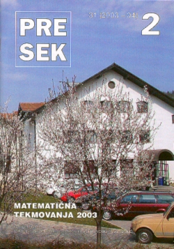 Naslovnica Presek 31/2