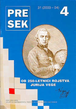 Naslovnica Presek 31/4