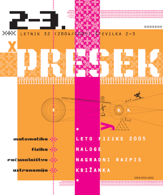 Naslovnica Presek 32/2-3