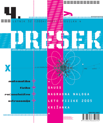 Naslovnica Presek 32/4