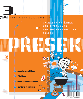 Naslovnica Presek 33/3