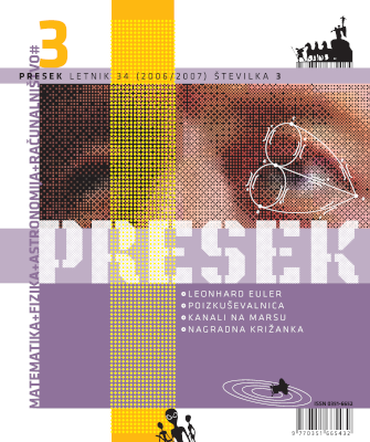 Naslovnica Presek 34/3
