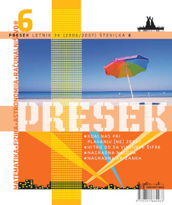 Naslovnica Presek 34/6