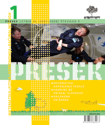 Naslovnica Presek 35/1