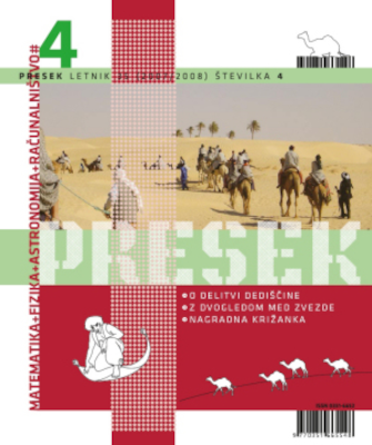 Naslovnica Presek 35/4