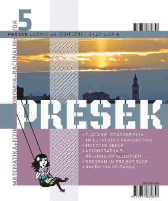 Naslovnica Presek 38/5