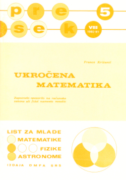 Naslovnica Presek 8/5