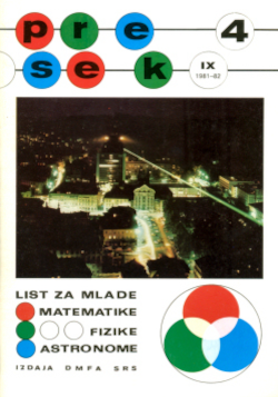 Naslovnica Presek 9/4