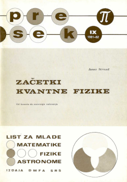 Naslovnica Presek 9/pi